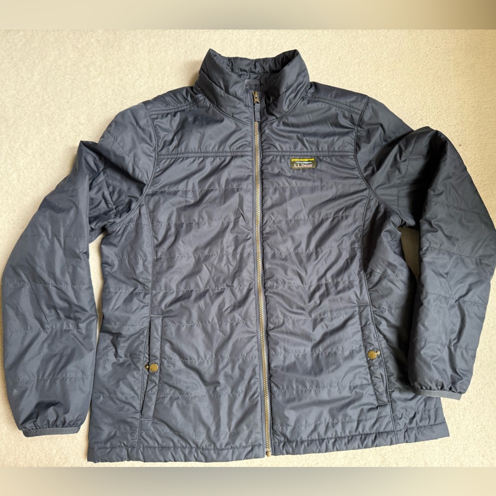 L.L. Bean Women’s Dark Blue Lightweight Puffer Jacket